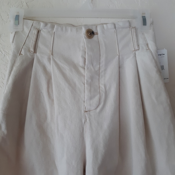 NWT Free People Jeans High Waisted Cropped - Picture 3 of 9